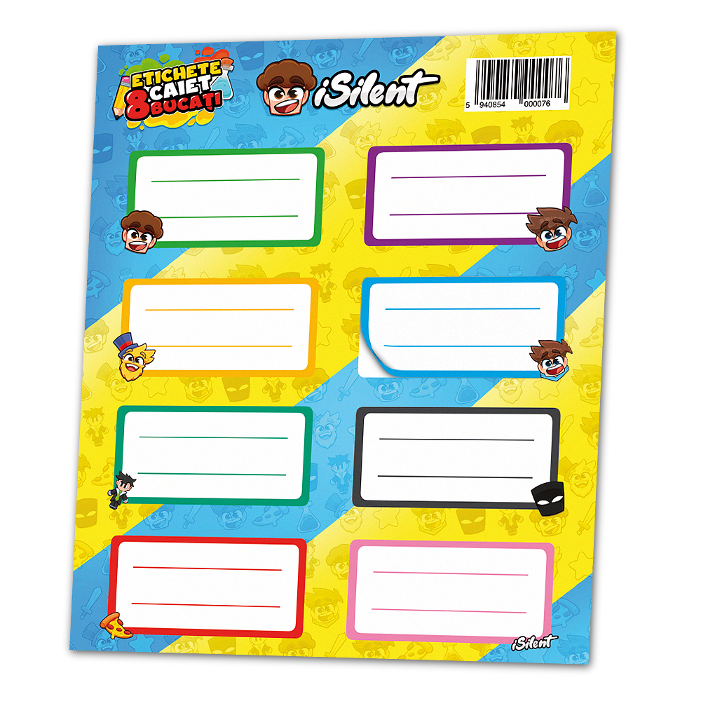 Etichete iSilent - 8 PACK