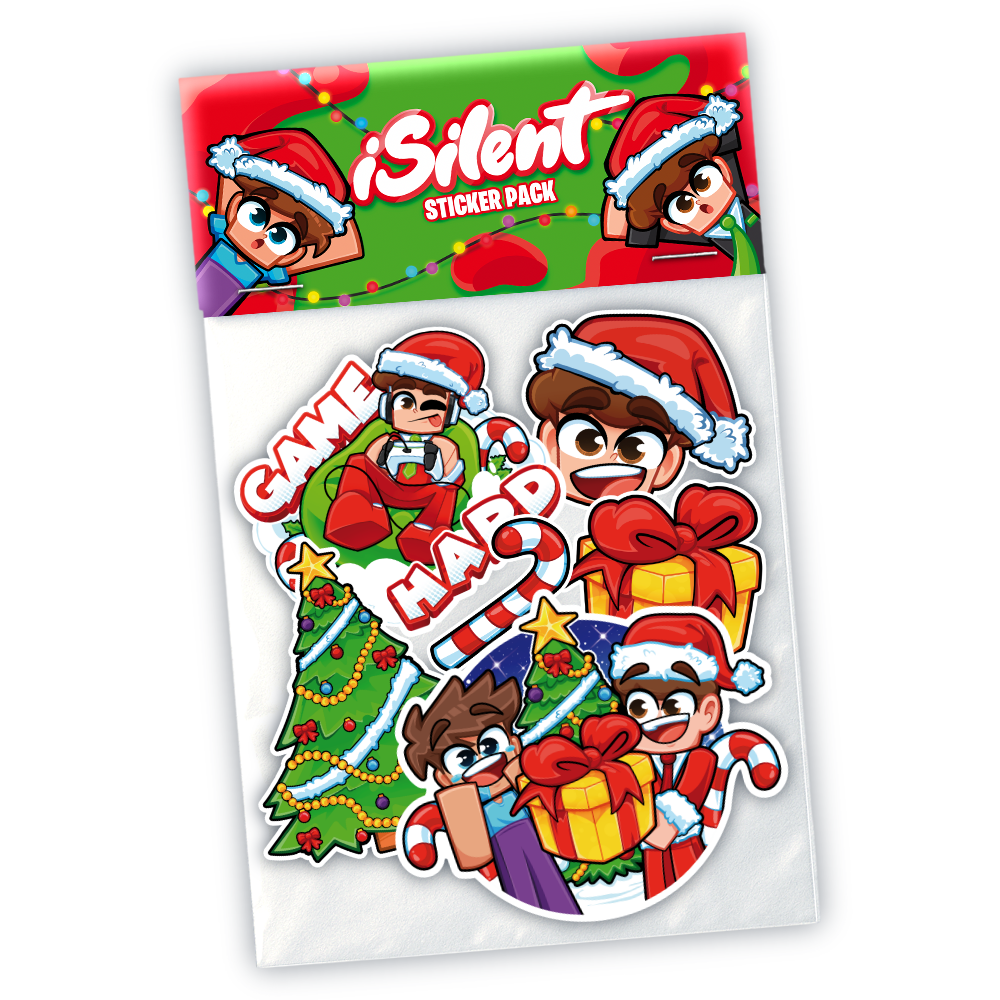 iSilent Christmas Sticker Pack!